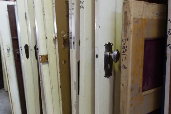 We have lots of recycled doors