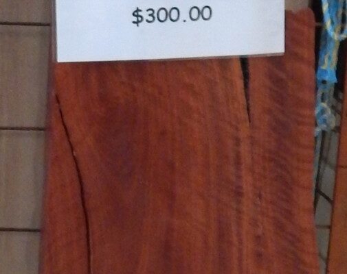 Polished Redgum slab 1690 x 300 x 57